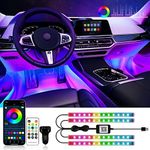 RGB Interior Car Strip Lights with 