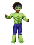 Rubie's Official Marvel Spidey and His Amazing Friends Hulk Deluxe Toddler Costume, Kids Superhero Fancy Dress, Age 2-3 Years,702737