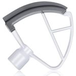 4.5/5 Quart Flex Edge Beater for KitchenAid Tilt-Head Stand Mixer, All-Metal Die Cast Flat Beater Blade with Flexible Silicone Edges Bowl Scraper