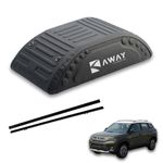 Away 3D Roofbag - 390 litres Capacity Car Rooftop Cargo Bag for Maruti Suzuki Brezza 2022 | Aerodynamic Shape | Dual Opening | Water Resistant Material | Universal Fit Over Crossbars