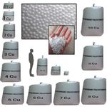 Beanbag Filling Refil Booster Top Up White Polystyrene Balls for Filling Beanbags (6 Cubic Foot)
