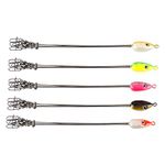 YaeTool 5 Arms Alabama Umbrella Rig Fishing Lure Bait Rigs with Barrel Swivels for Bass Lures