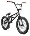 Mongoose Legion L500 Freestyle BMX Bike for Professional Riders, Adult Men Women, 4130 Chromoly Frame, Handlebar, and Fork, with 20-Inch Wheels, Black