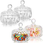 Foraineam 4 Pack Glass Candy Dish w