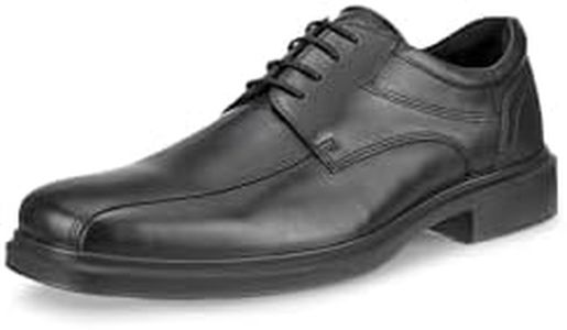 ECCO Men's Helsinki 2.0 Bike Toe Tie Oxford, Black, 10-10.5