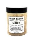 All Natural Lemon Honey Repair Intense Moisture Body and Hand Scrub 8oz/100% Natural and Handmade/Naturally Healthy bodycare/Exfoliating Hydrating skincare/Brighten and Tone/Repair and Heal