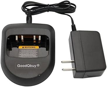 GoodQbuy® Ni-MH Ni-CD Li-ion 110V~240V Battery Rapid Quick Desktop Charger is Compatible with Motorola A6 A8 MagOne BPR40 BC130 Two-Way Radio PMLN4822AR PMLN4682AR PMLN5041A