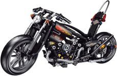 CIJINAY Motorcycle Model Building Blocks Kits, Motorbike Building Set, 451 PCS Superbike Model Construction Toy Gift for Kids Adult, Compatible with Major Brand