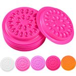 150 Pieces Eyelash Glue Holder False Lash Glue Holder Tray Eyelash Extension Glue Holder Pallet Pads, Multiple Colors