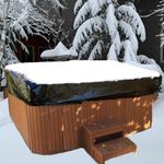 Square Hot Tub Cover - 210D Waterproof SPA Spring Pool Protector(91“x 91“x 12")