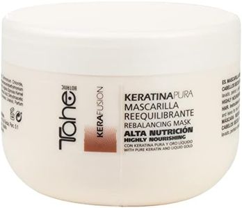 Tahe Kerafusion Mascarilla Reequilibrante con Queratina Pura para cabellos secos, Alta Nutrición, 300 ml