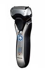 Panasonic Men Shaver Outstanding Clean Cutting System, 5-Stage LED, ES-RT67-S (Cutting System, 5-Stage LED 3-Blade Cutting System, Wet/Dry)