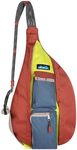 KAVU Original Rope Remix Bag Crossbody Backpack, Ramble Run, One Size, Remix Rope Bag