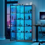 Lvifur 65" Display Cabinet with Lig