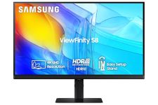 Samsung 27"(68.47cm) 4K ViewFinity S8 Monitor|IPS|UHD 3840 x 2160|350nits|1.07 Billion Colors|SRGB 99%|PIP|PBP|HDR10|Easy Setup Stand|HAS Pivot Adjustable|Eye Care|LS27D800EAWXXL|Black