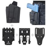 ACEXIER Tactical Kydex P226 Gun Holster Adapt X300 Flashlight QLS Belt Loop Mount Airsoft Hunting Pistol Accessories