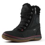 PAJAR Men's Trooper 2.0 Leather Waterproof Winter Boots Black 41 EU/8-8.5 US