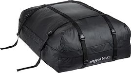 Amazon Basics Rooftop Cargo Carrier Bag, Black, 424.8 litres, 15 cu. ft.