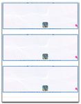 EZ Checks 3 Checks Per Page Hologram High Security Laser Check Stock | 150 Sheets/450 Checks | Blue/Maroon