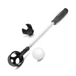 Golf Ball Retriever, Stainless Telescopic Golf Ball Retriever for Water, Golf Ball Putter Grabber Claw Sucker Tool, Golf Accessories Golf Gift for Men, Length: 6 ft / 1.83 m, Weight: 0.4 Lbs