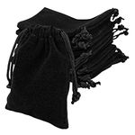 SZXMDKH 10 Pcs Jewellery Bags Velvet Jewelry Pouches Drawstring Gift Bags 9cm x 7cm