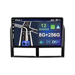 [8G+256G] 9inch IPS Android 12 Car Radio Stereo Suitable for Jeep Grand Cherokee II WJ 2004-2006- [Built-in Carplay+DSP+GPS+BT ] - Free Camera+Mic SWC RDS WiFi FM AM Head Unit