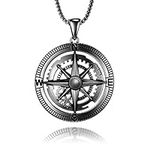 HOTIE Compass Necklace 925 Sterling