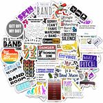 100Pcs Marching Band Stickers - Drummer Gifts, Marching Band Stuff, Marching Band Game, Marching Band Figures, Marching Band Lanyards, Marching Band Pins, Marching Band Accessories, Patch