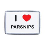 I Love Parsnips - Small Plastic Fridge Magnet