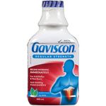 Gaviscon Regular Strength Liquid Soothing Icy Mint, Long-lasting Acid Reflux and Heartburn Relief, 600 ml