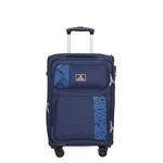 Swiss Military Neptune Navy Blue Soft Trolley Luggage Bag, Polyester, Large Storage Capacity, 20 Inch