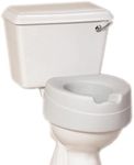 NRS Healthcare Comfort Foam Filled Raised Toilet Seat - 4½ inch High