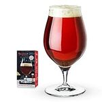 Spiegelau Craft Beer Barrel Aged Tulip Glass Set of 1 - European-Made Crystal, Modern Beer Glasses, Dishwasher Safe, Professional Quality Beer Tulip Glass Gift - 17.7 oz