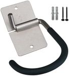 BBB Cycling Bike Hook For Vertical Bike Storage Mountain And Road Bike I Bicycle Wall Hanger I Ceiling Mount I Indoor Storage Ideas I Parking Hook BTL-26, Silber-schwarz