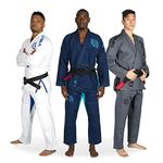 Sanabul Essentials V.2 Ultra Light Pre Shrunk BJJ Jiu Jitsu Gi (Navy, A2) See Special Sizing Guide