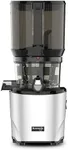 Kuvings AUTO10 Cold Press Juicer Silver - Hands-Free Electric Masticating Juicer Machine With 240W Motor - Very Quiet With 100 Oz Batching Hopper for Juice, Smoothies, Nut Milk, and Sorbets