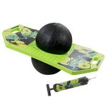 Flybar FBTB-G Pogo Ball Trick Board with Grip Tape & Ball Pump for Kids Ages 6 & Up