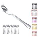 Kyraton Dinner Fork 12 Pieces, Stainless Steel 20.5cm Forks Silverware, Table Forks Set of 12