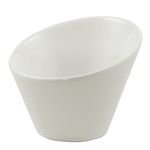 10 Strawberry Street Whittier 8.75"/ 2 Qt Tall Slant Bowl/Ice Bucket, Set of 2, White