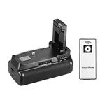 Camnoon Vertical Battery Holder for Nikon D5300 D3300 D3200 D3100 DSLR Camera EN-EL 14 Battery Operated with IR Remote Control