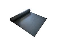 Rubber King Fitness Mat - 4' x 6' x 3mm - A Premium Durable Low Odor Exercise Mat Indoor/Outdoor - Black