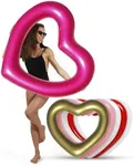 The Original Heart Pool Floats for Adults by LOTELI – Thicker & Stronger – Large Inflatable Pool Floats for Parties Bachelorette Wedding Float – River Lake Beach Raft - Durable & Easy to Inflate