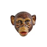 Polyresin faux Gorilla head wall hanging, handmade wall charmers for farm house, animal head home & Garden décor