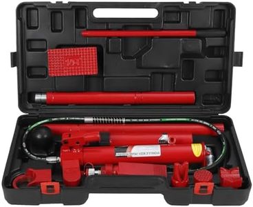 GarveeTech 4 tons Hydraulic Kit - Portable Hydraulic Jack, Oil Hose, Ideal for Construction, Truck Bed Unloading, and Farm Equipment.