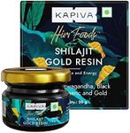 Kapiva Shilajit Gold Resin | Helps in boosting Stamina | Contains 24 Carat Gold | 100% Ayurvedic, 20 g (Pack of 1), (MIS033)