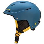 OTTEXPO Snow Ski Helmet for Adult, Protective ABS Shell with EPS Foam, Adjustable Vent, Sporty Helmet for Men Women and Youth (Blue, M)