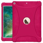 AMZER Silicone Skin Jelly Case - Hot Pink For Apple iPad 9.7 2018