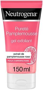 Neutrogena Gel Exfoliant au Pamplemousse Rose, Anti-Imperfections, Tube 150 ml