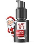 Happy Nuts Mens Comfort Powder Spray: Anti Chafing & Deodorant, Aluminum-Free, Sweat and Odor Control for Groin and Men's Private Parts