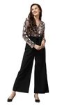 LONDON BELLY Women's Printed Maxi Jumpsuit (Large)